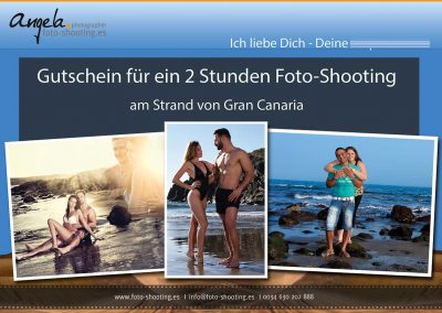 Fotoshooting Gutschein für ein Paar