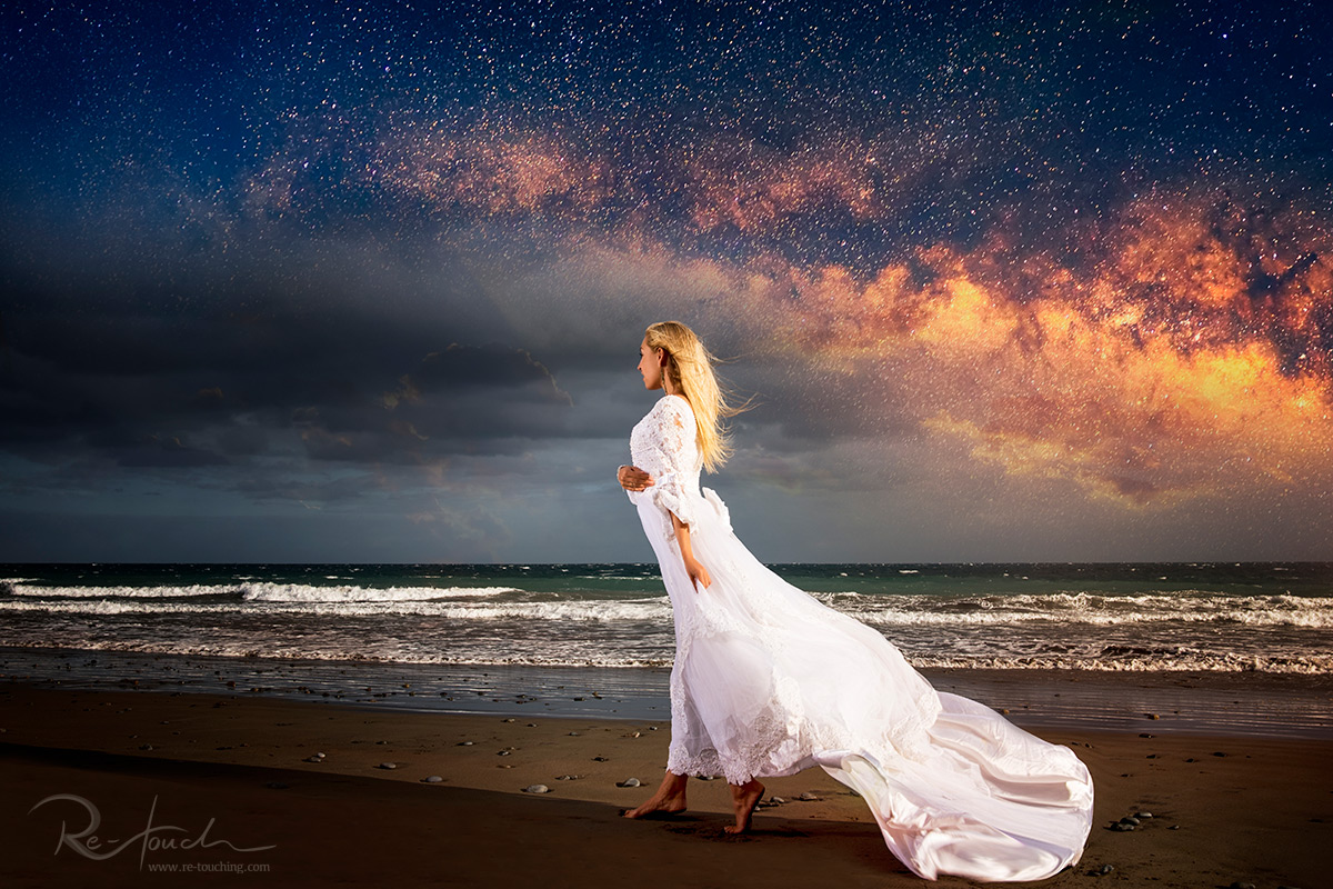 Fantasy Bild mit Himmelbearbeitung